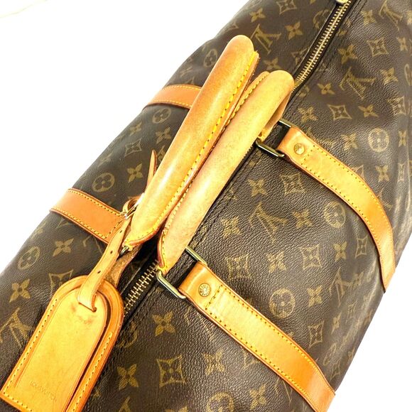 Louis Vuitton Monogram Keepall Bandouliere 55 With Strap COA Included - Picture 6 of 14